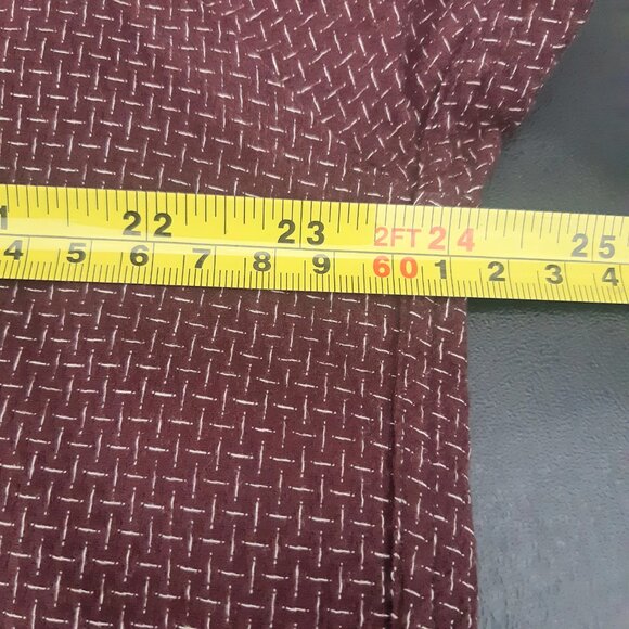 Cotton Reel SZ M Cotton Men's Button Down Burgundy Shirt - Picture 8 of 11